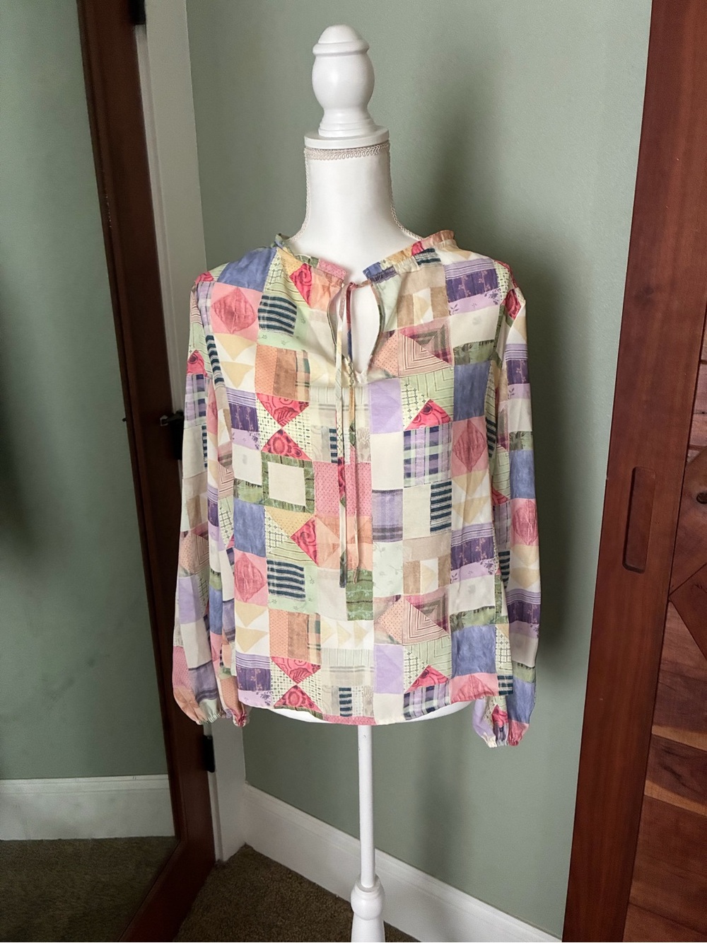Patchwork blouse